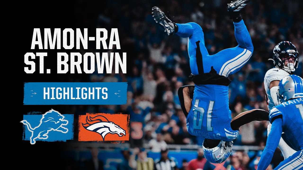 Amon-Ra St. Brown shines with another 100-yard game | Lions vs. Broncos Amon-Ra St. Brown shines with another 100-yard game | Lions vs. Broncos