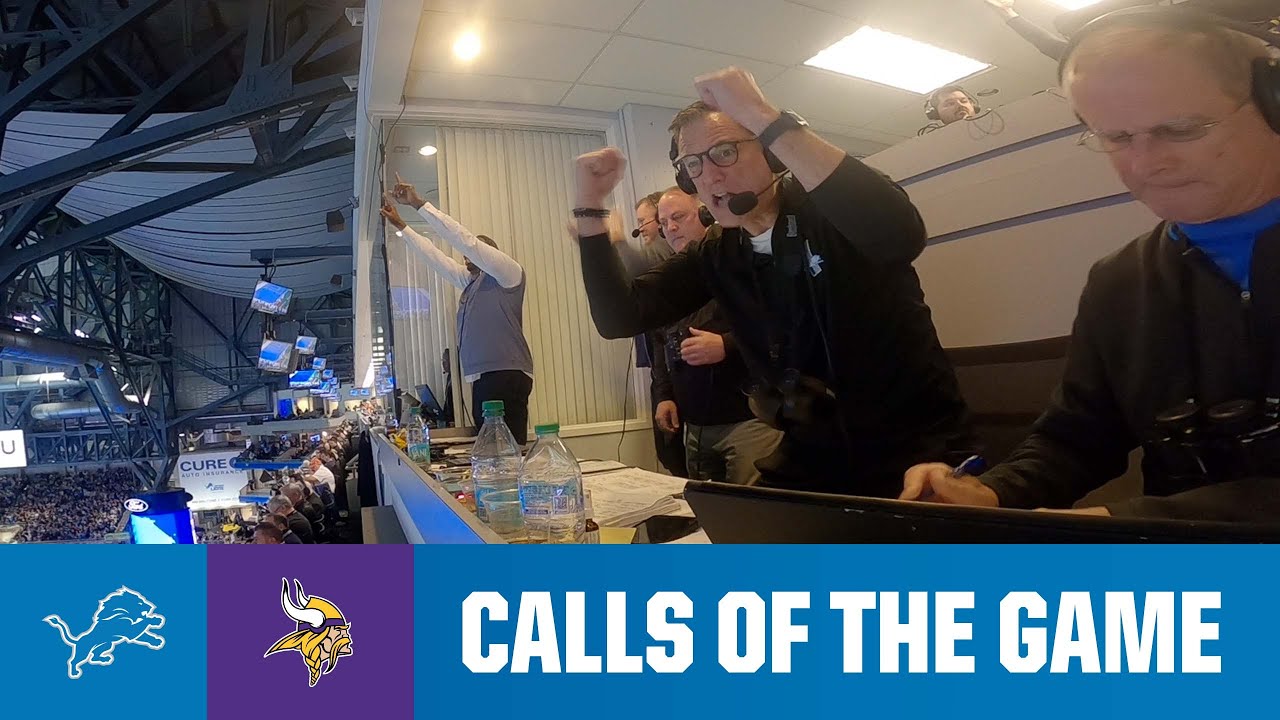 Calls of the Game: Detroit secures the NFC North and No. 1 seed in primetime | Lions vs. Vikings Calls of the Game: Detroit secures the NFC North and No. 1 seed in primetime | Lions vs. Vikings