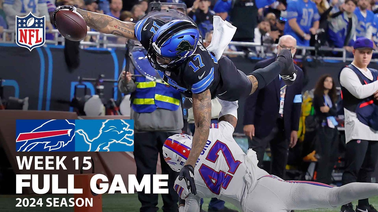 Buffalo Bills vs. Detroit Lions FULL GAME | NFL 2024 Season Week 15 Buffalo Bills vs. Detroit Lions FULL GAME | NFL 2024 Season Week 15