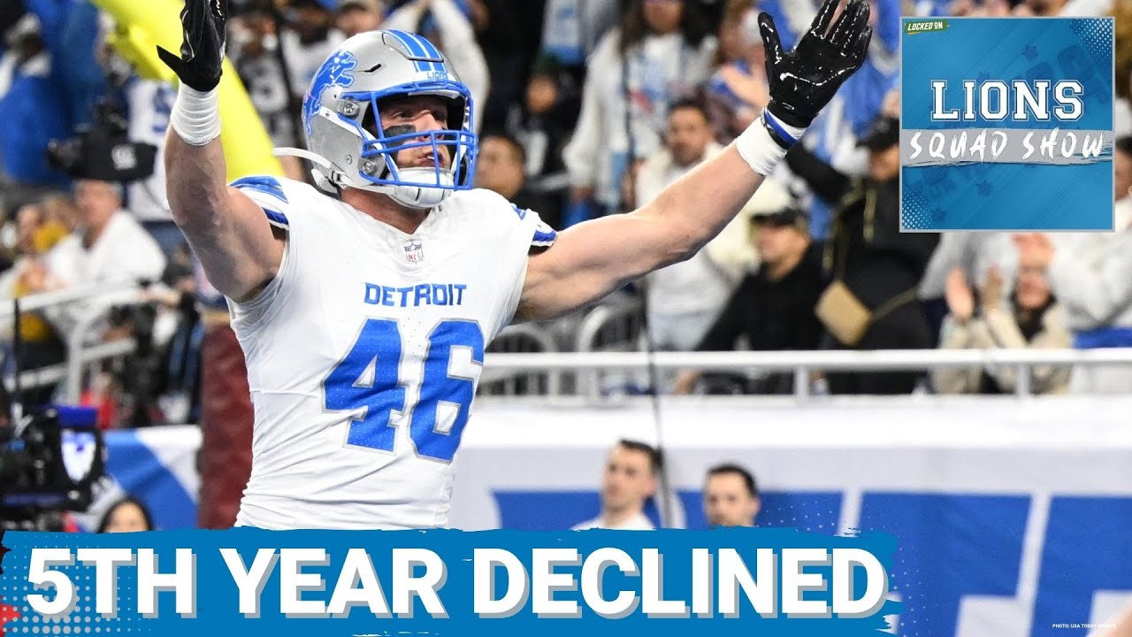 LIONS SQUAD SHOW: Detroit Lions DECLINE Jack Campbell 5th-Year Option; EXERCISE Jahmyr Gibbs Option LIONS SQUAD SHOW: Detroit Lions DECLINE Jack Campbell 5th-Year Option; EXERCISE Jahmyr Gibbs Option