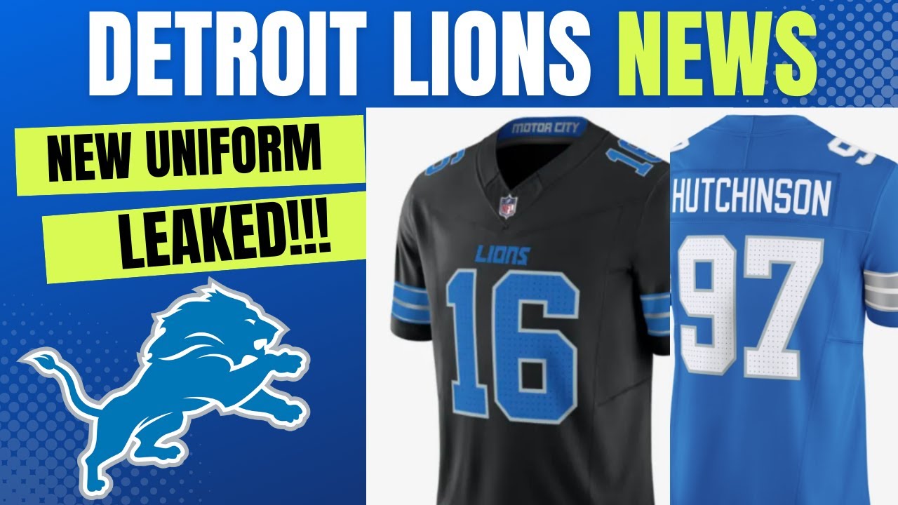 Lions Uniforms LEAKED, The Black Uniforms Are Back! Brad Holmes Press Conference Takeaways Lions Uniforms LEAKED, The Black Uniforms Are Back! Brad Holmes Press Conference Takeaways