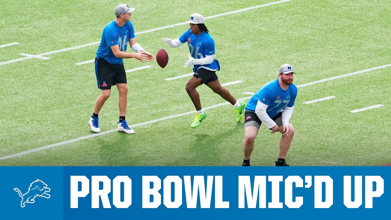 Taylor Decker and Jahmyr Gibbs Mic’d Up at the 2024 Pro Bowl Games Taylor Decker and Jahmyr Gibbs Mic’d Up at the 2024 Pro Bowl Games