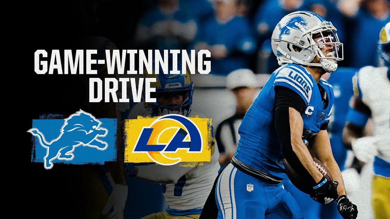 Entire GAME-WINNING drive from Detroit Lions Wild Card win vs. Los Angeles Rams Entire GAME-WINNING drive from Detroit Lions Wild Card win vs. Los Angeles Rams