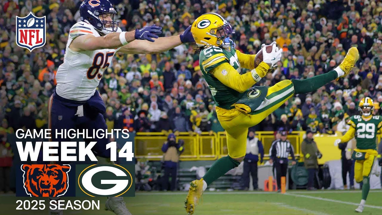 Chicago Bears vs. Green Bay Packers Game Highlights | NFL 2025 Season Week 14 Chicago Bears vs. Green Bay Packers Game Highlights | NFL 2025 Season Week 14