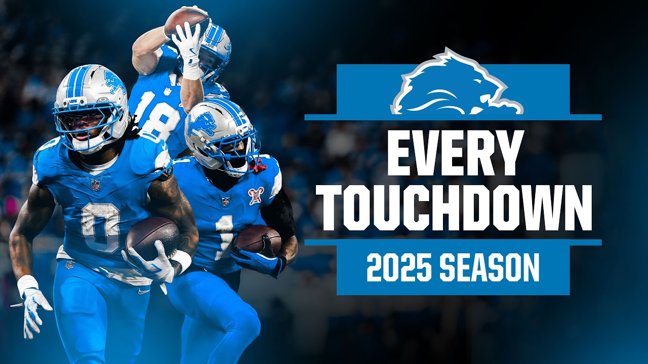 Every touchdown from the 2025 season | Detroit Lions Highlights Every touchdown from the 2025 season | Detroit Lions Highlights