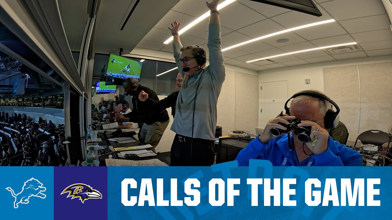 Calls of the Game: Detroit picks up a BIG road win in Baltimore | Lions at Ravens Calls of the Game: Detroit picks up a BIG road win in Baltimore | Lions at Ravens