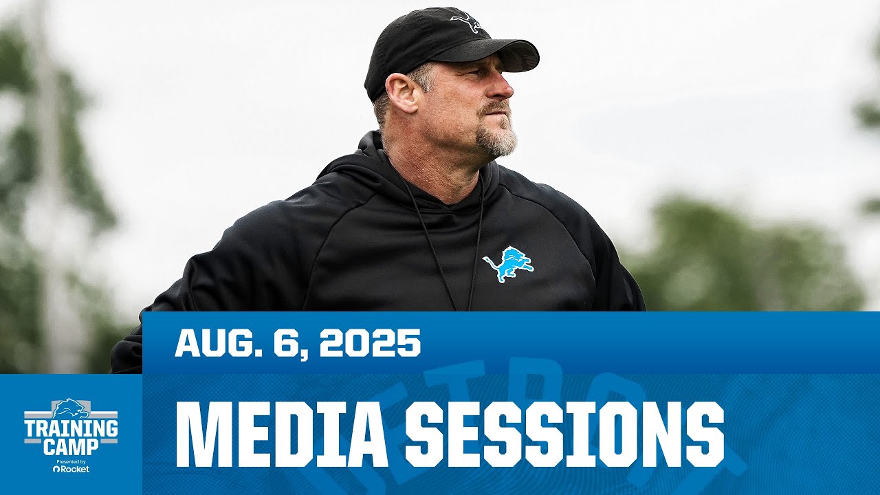 Dan Campbell Press Conference | August 6, 2025 Dan Campbell Press Conference | August 6, 2025