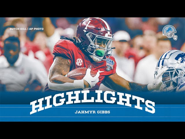 Jahmyr Gibbs highlights | 2023 NFL Draft Jahmyr Gibbs highlights | 2023 NFL Draft
