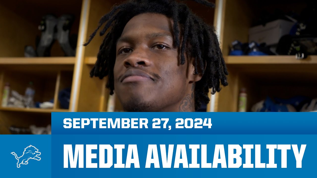 Detroit Lions players meet with the media | September 27, 2024 Detroit Lions players meet with the media | September 27, 2024