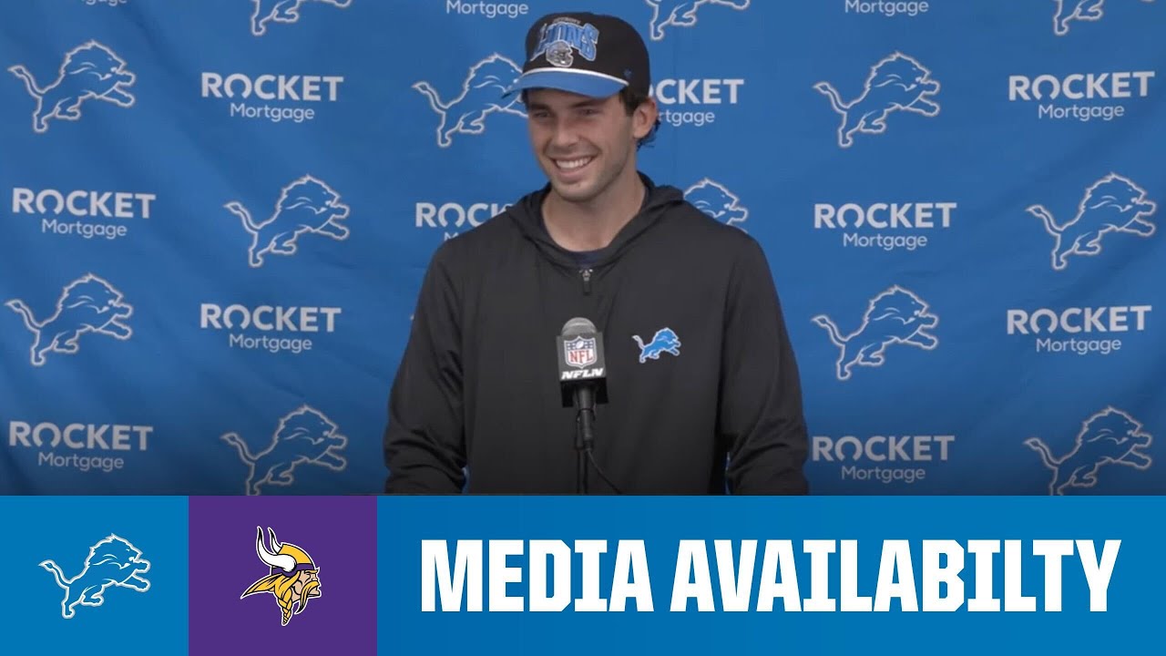 Detroit Lions players meet with the media | 2024 NFL Regular Season Week 7: Lions at Vikings Detroit Lions players meet with the media | 2024 NFL Regular Season Week 7: Lions at Vikings