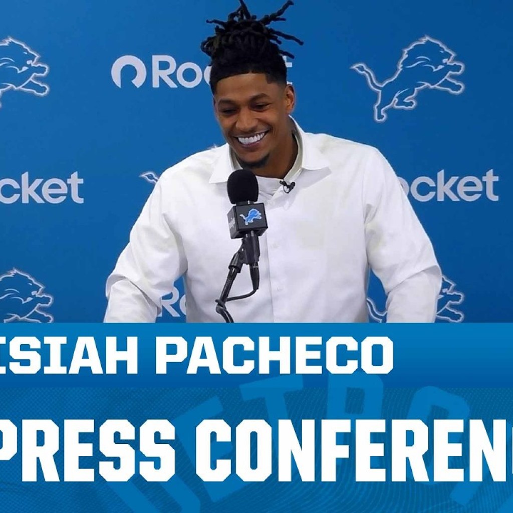 Isiah Pacheco Press Conference | March 12, 2026 Isiah Pacheco Press Conference | March 12, 2026