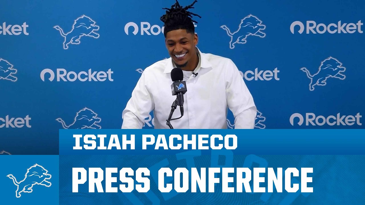 Isiah Pacheco Press Conference | March 12, 2026 Isiah Pacheco Press Conference | March 12, 2026