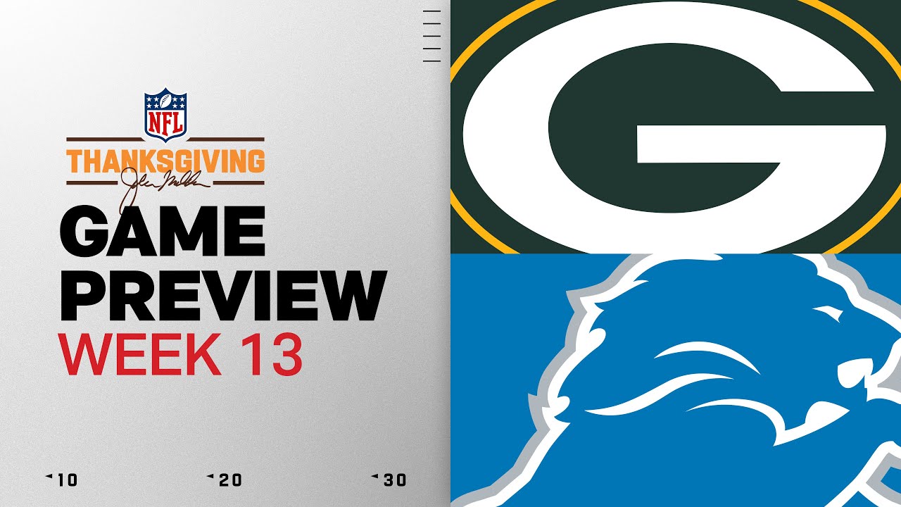 Green Bay Packers vs Detroit Lions | Week 13 Game Preview Green Bay Packers vs Detroit Lions | Week 13 Game Preview