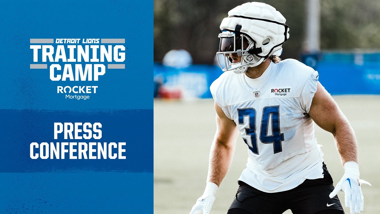 Detroit Lions players meet with the media on July 26 | 2023 Training Camp Day 4 Detroit Lions players meet with the media on July 26 | 2023 Training Camp Day 4