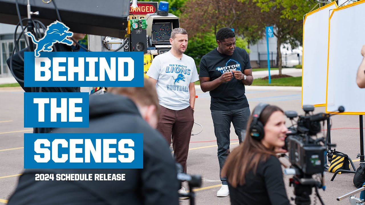 2024 Detroit Lions Schedule Release | Behind the scenes 2024 Detroit Lions Schedule Release | Behind the scenes