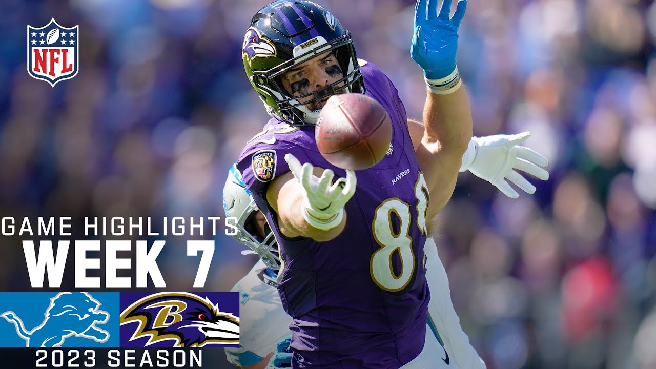 Detroit Lions vs. Baltimore Ravens Game Highlights | NFL 2023 Week 7 Detroit Lions vs. Baltimore Ravens Game Highlights | NFL 2023 Week 7