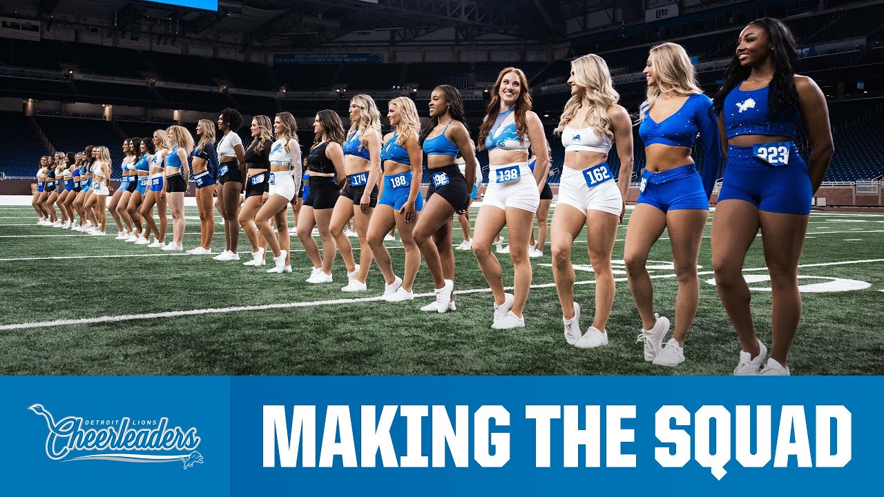 Detroit Lions Cheerleaders: Making the Squad 2025 Detroit Lions Cheerleaders: Making the Squad 2025
