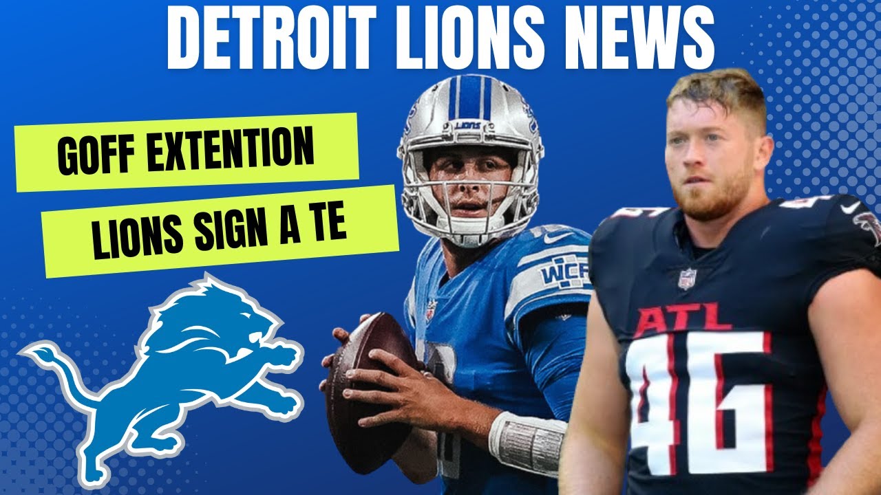 Detroit Lions News: Jared Goff Extention? Carlton Davis Impactful trade! Lions Sign TE Parker Hesse Detroit Lions News: Jared Goff Extention? Carlton Davis Impactful trade! Lions Sign TE Parker Hesse