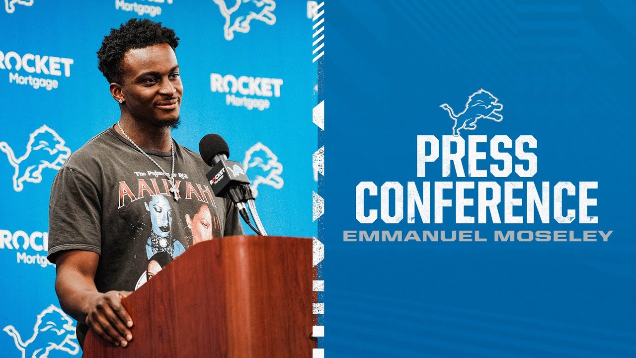 Emmanuel Moseley speaks to the media on March 16 Emmanuel Moseley speaks to the media on March 16