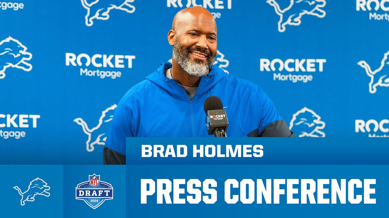 Brad Holmes NFL Draft Day 2 Press Conference | April 26, 2024 Brad Holmes NFL Draft Day 2 Press Conference | April 26, 2024