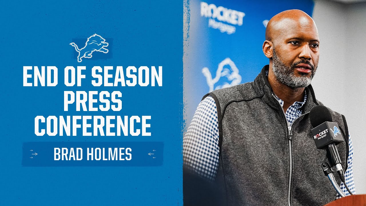 Brad Holmes season wrap-up Press Conference | Feb. 5, 2024 Brad Holmes season wrap-up Press Conference | Feb. 5, 2024