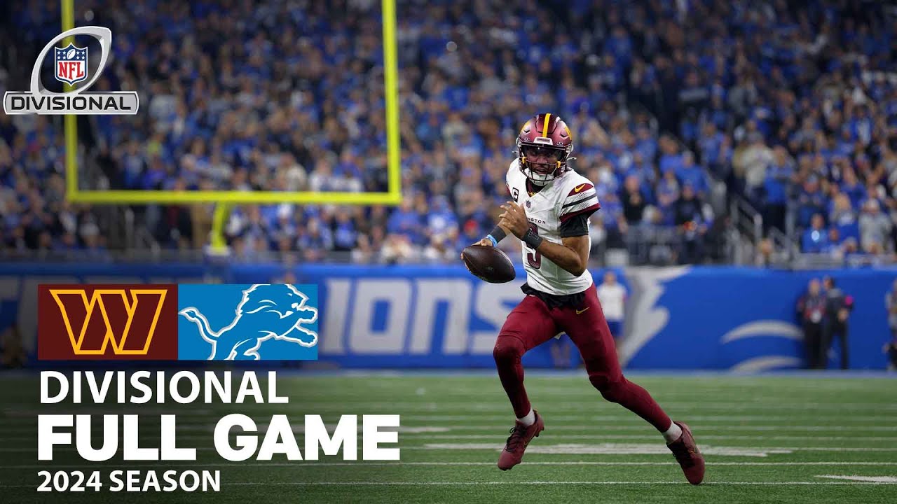 Washington Commanders vs. Detroit Lions FULL GAME | Divisional Round NFL 2024 Season Washington Commanders vs. Detroit Lions FULL GAME | Divisional Round NFL 2024 Season