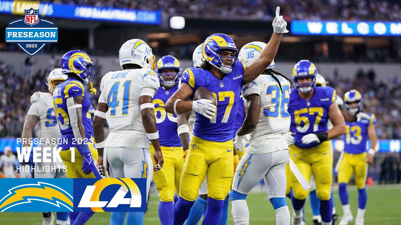 Los Angeles Chargers vs. Los Angeles Rams | 2023 Preseason Week 1 Game Highlights Los Angeles Chargers vs. Los Angeles Rams | 2023 Preseason Week 1 Game Highlights