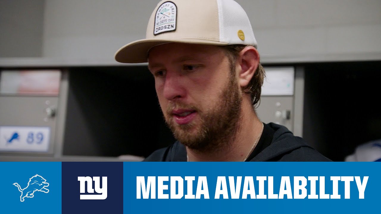 Detroit Lions players meet with the media | 2024 Preseason Week 1: Lions at Giants Detroit Lions players meet with the media | 2024 Preseason Week 1: Lions at Giants