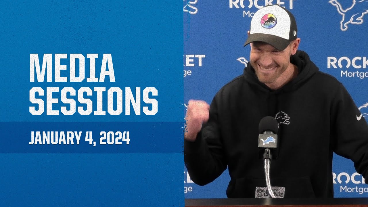 Detroit Lions coordinators meet with the media | January 4, 2024 Detroit Lions coordinators meet with the media | January 4, 2024