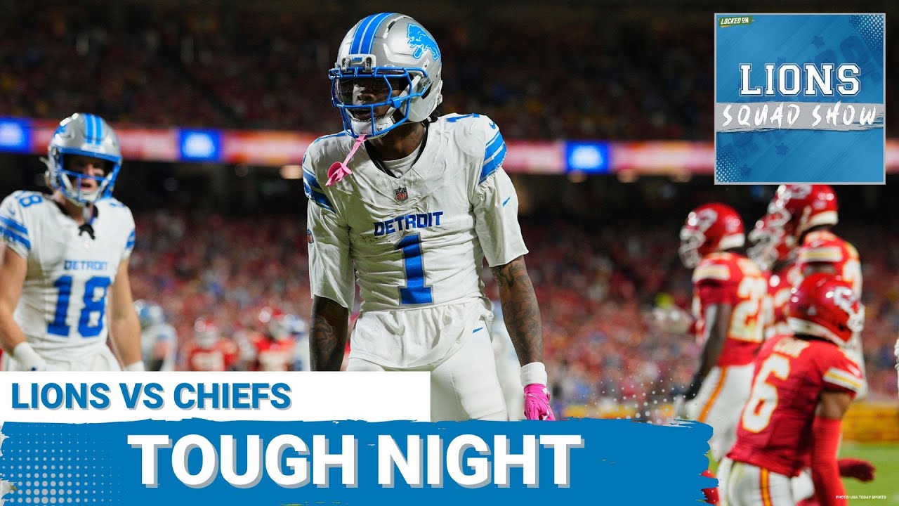LIONS SQUAD SHOW: UGLY! Detroit Lions LOSE To Kansas City Chiefs | Brian Branch In Scrum Postgame LIONS SQUAD SHOW: UGLY! Detroit Lions LOSE To Kansas City Chiefs | Brian Branch In Scrum Postgame