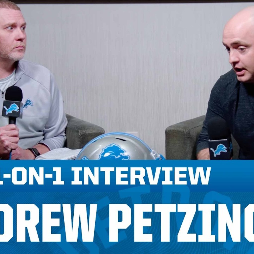 Drew Petzing 1-on-1 at the 2026 NFL Combine | Detroit Lions Drew Petzing 1-on-1 at the 2026 NFL Combine | Detroit Lions