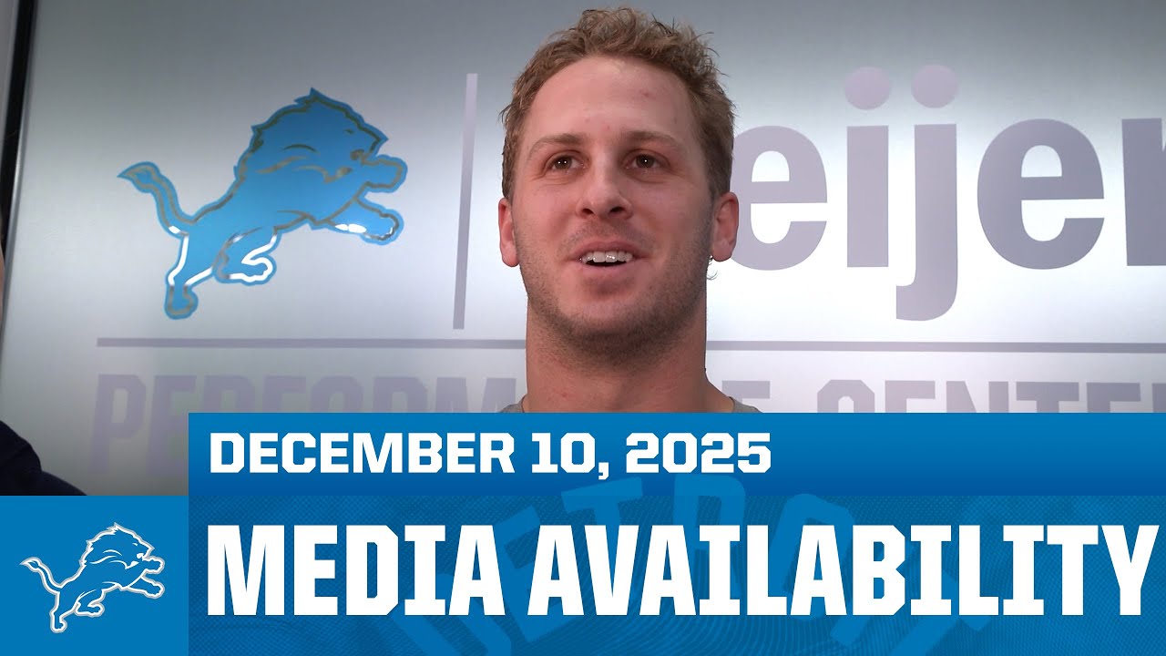 Detroit Lions players meet with the media | December 10, 2025 Detroit Lions players meet with the media | December 10, 2025
