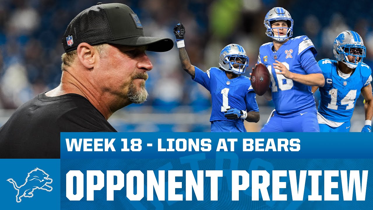 Head Coach Dan Campbell previews Lions at Bears | 2025 Week 18 Opponent Preview Head Coach Dan Campbell previews Lions at Bears | 2025 Week 18 Opponent Preview