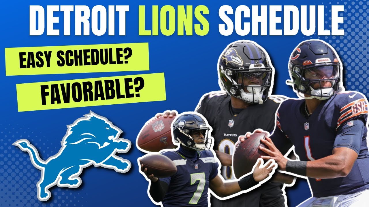 Detroit Lions 2023 Strength Of Schedule Breakdown Is FAVORABLE Detroit Lions 2023 Strength Of Schedule Breakdown Is FAVORABLE
