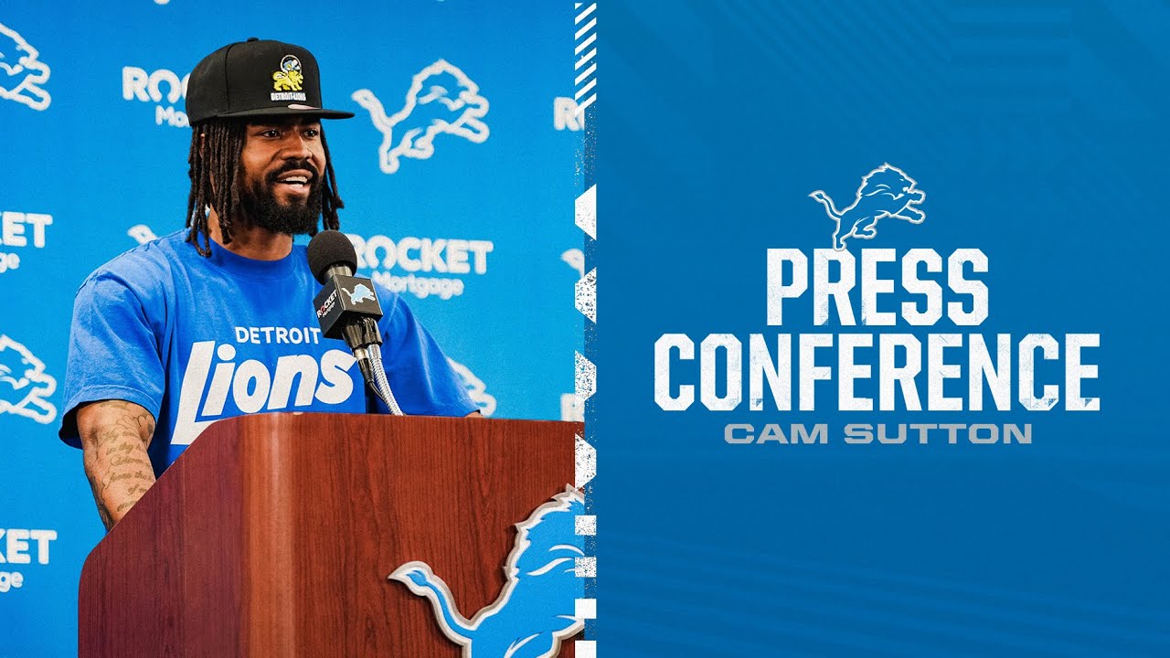 Cameron Sutton speaks to the media on March 16 Cameron Sutton speaks to the media on March 16