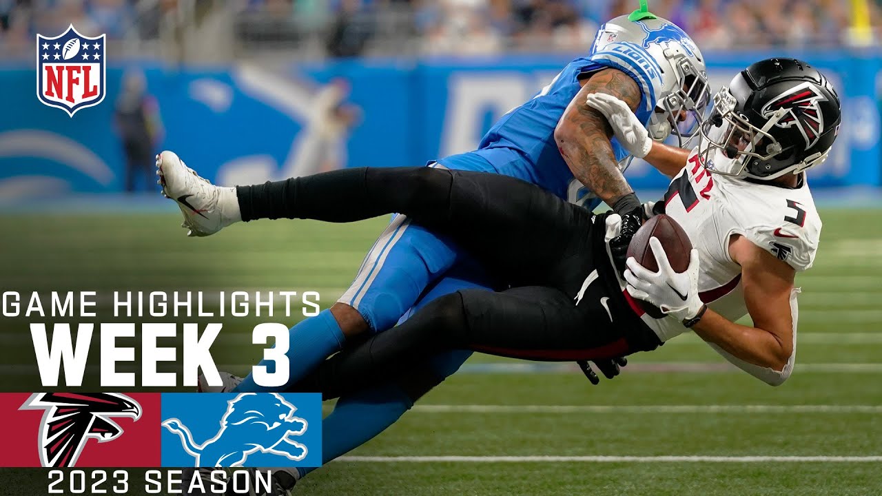 Atlanta Falcons vs. Detroit Lions Game Highlights | NFL 2023 Week 3 Atlanta Falcons vs. Detroit Lions Game Highlights | NFL 2023 Week 3