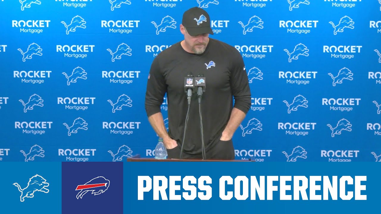 Dan Campbell postgame media availability | 2024 Week 15: Lions vs. Bills Dan Campbell postgame media availability | 2024 Week 15: Lions vs. Bills
