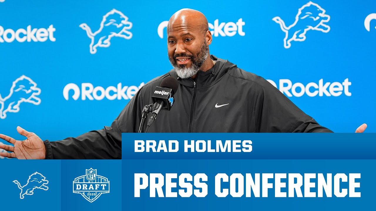 Brad Holmes NFL Draft Day 1 Press Conference | April 24, 2025 Brad Holmes NFL Draft Day 1 Press Conference | April 24, 2025