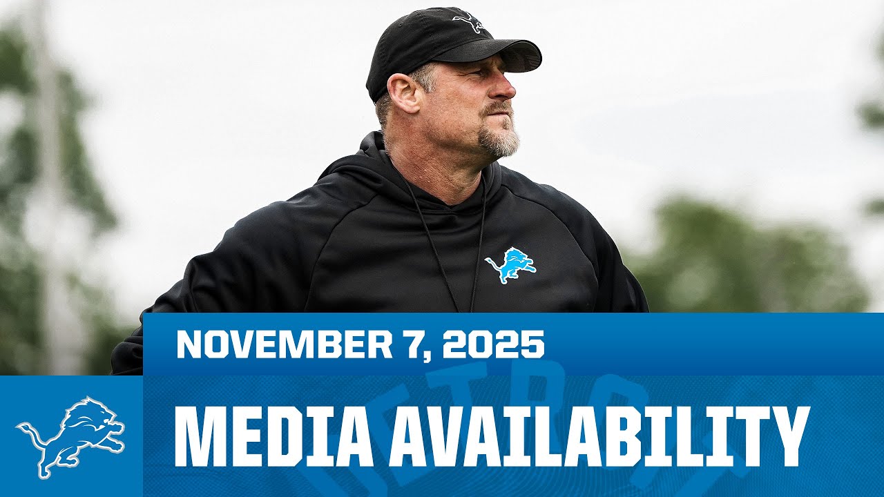 Dan Campbell Press Conference | Nov. 7, 2025 Dan Campbell Press Conference | Nov. 7, 2025