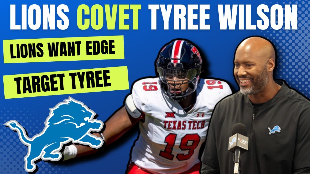 Lions News: Detroit Lions COVET Edge Tyree Wilson and Look To UPGRADE Pass Rusher In The NFL Draft Lions News: Detroit Lions COVET Edge Tyree Wilson and Look To UPGRADE Pass Rusher In The NFL Draft