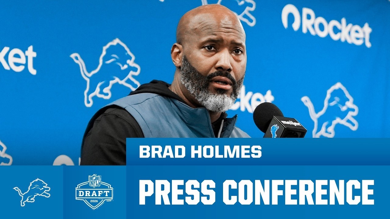 Brad Holmes NFL Draft Press Conference Day Two FULL | April 24, 2026 Brad Holmes NFL Draft Press Conference Day Two FULL | April 24, 2026