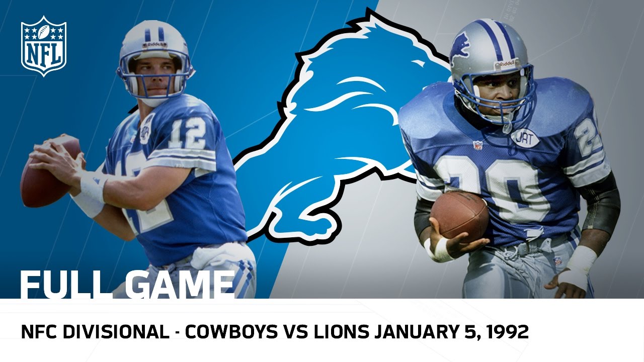 Lions Capture First Postseason Win Since 1957 | 1991 Divisional Playoffs | NFL Full Game Lions Capture First Postseason Win Since 1957 | 1991 Divisional Playoffs | NFL Full Game