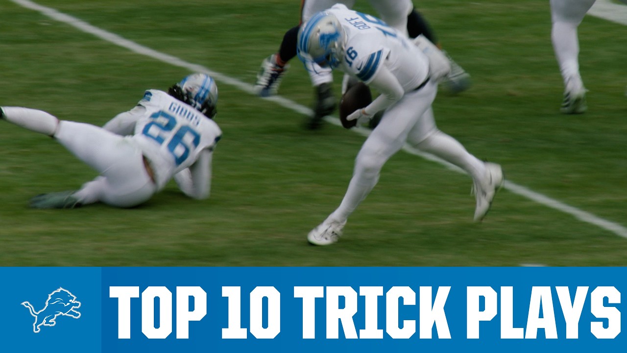 Top 10 Trick Plays | Detroit Lions 2024 Season Top 10 Trick Plays | Detroit Lions 2024 Season