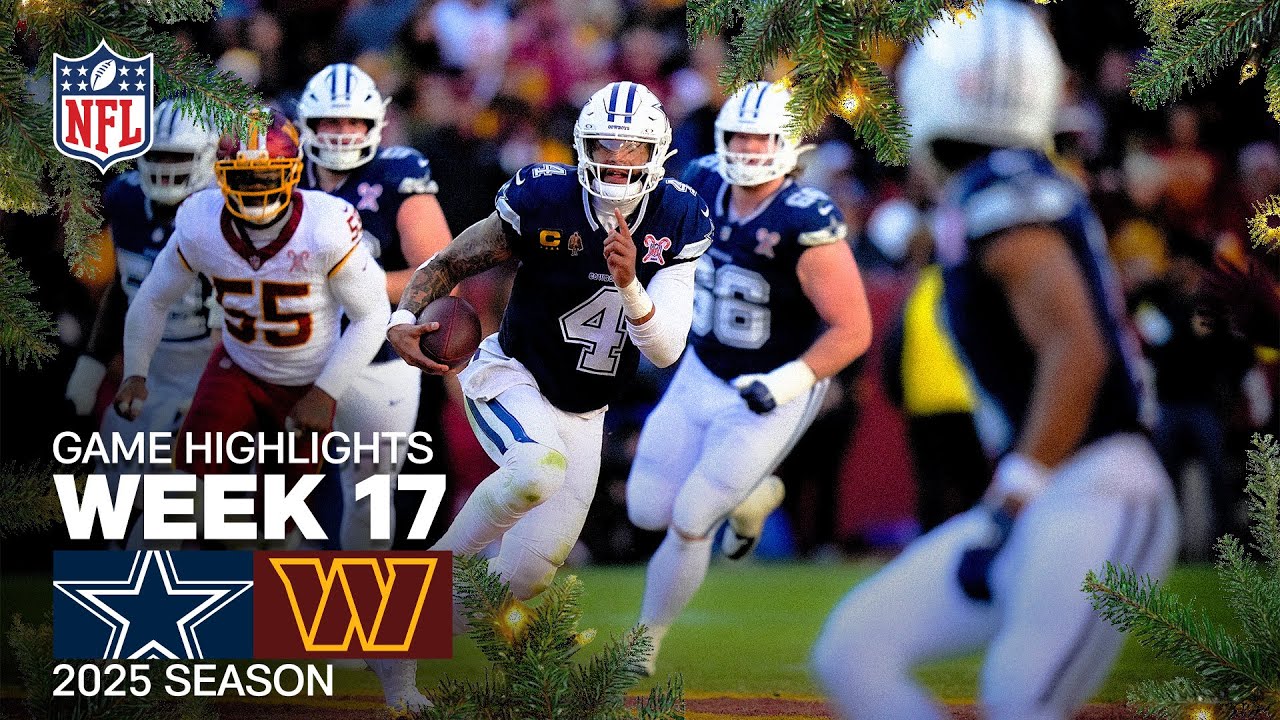 Dallas Cowboys vs Washington Commanders Christmas Day Game Highlights | 2025 NFL Season Week 17 Dallas Cowboys vs Washington Commanders Christmas Day Game Highlights | 2025 NFL Season Week 17