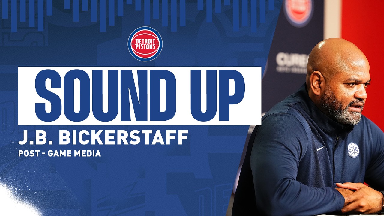 Post-Game Press Conference: J.B. Bickerstaff | Pistons vs. Bucks | 04.08.26 Post-Game Press Conference: J.B. Bickerstaff | Pistons vs. Bucks | 04.08.26