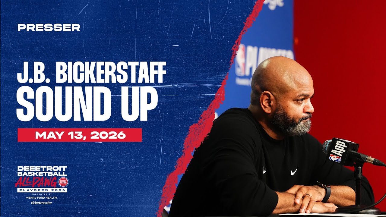 Round 2 Game 5: Post-Game Press Conference: J.B. Bickerstaff | Pistons vs. Cavs | 05.13.26 Round 2 Game 5: Post-Game Press Conference: J.B. Bickerstaff | Pistons vs. Cavs | 05.13.26