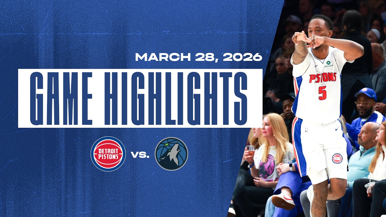 Detroit Pistons vs. Minnesota Timberwolves | GAME HIGHLIGHTS | 3.28.26 Detroit Pistons vs. Minnesota Timberwolves | GAME HIGHLIGHTS | 3.28.26