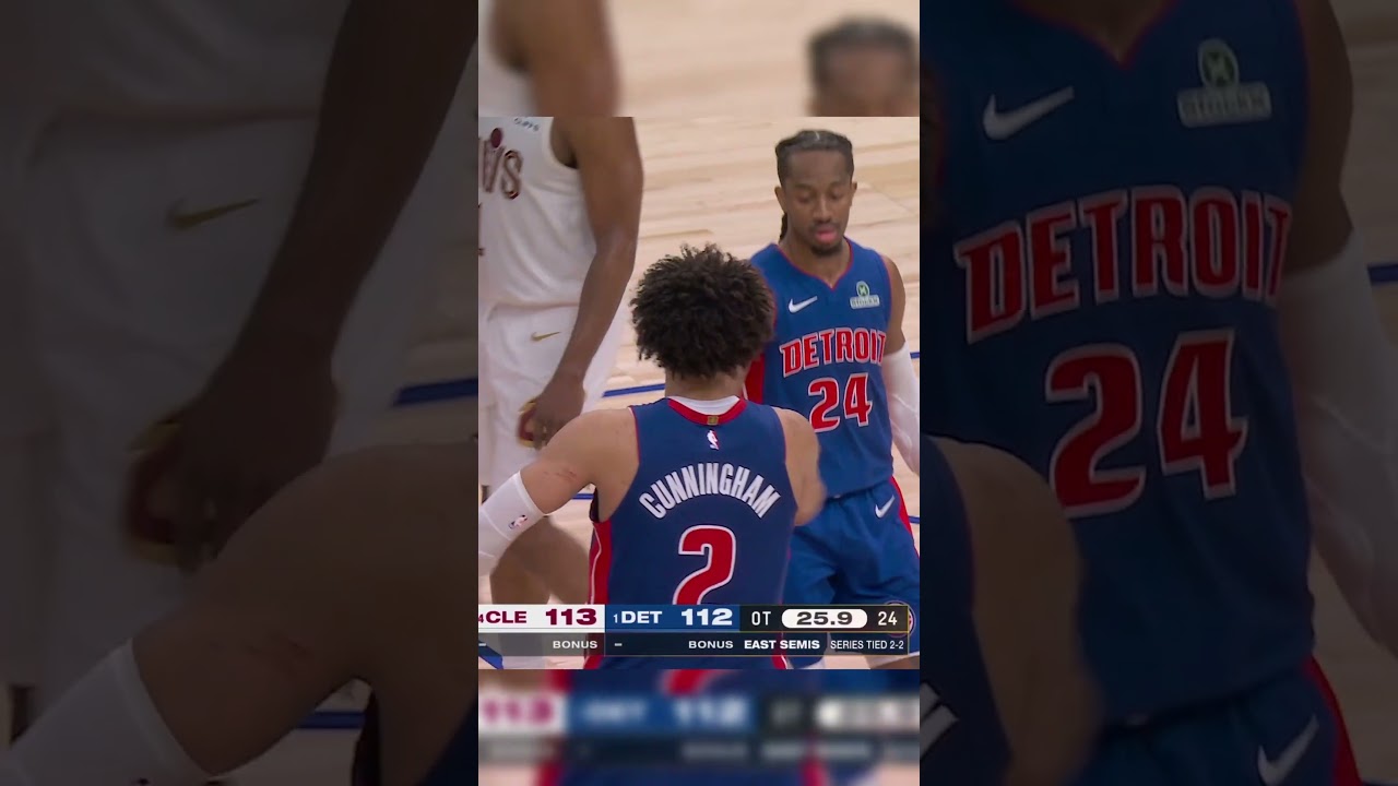 Game 5: Overtime One Top Plays | Pistons vs. Cavs #nba #pistons Game 5: Overtime One Top Plays | Pistons vs. Cavs #nba #pistons