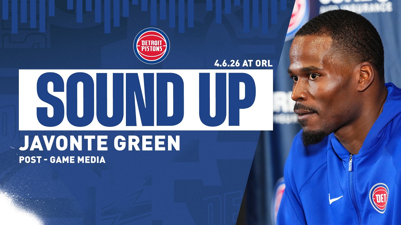 Post-Game Press Conference: Javonte Green | Pistons vs. Magic | 04.06.26 Post-Game Press Conference: Javonte Green | Pistons vs. Magic | 04.06.26