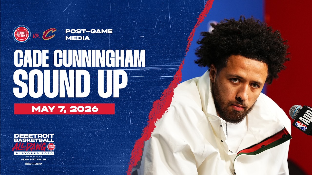 Game 2 Round 2: Post-Game Press Conference: Cade Cunningham | Pistons vs. Cavs | 05.07.26 Game 2 Round 2: Post-Game Press Conference: Cade Cunningham | Pistons vs. Cavs | 05.07.26